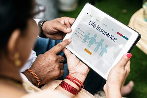 indian family interested in life insurance