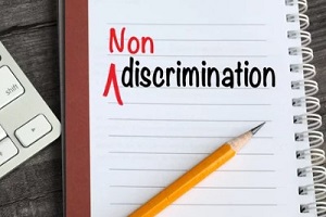 non discrimination on notepad