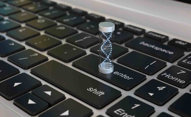 DNA on Computer Keyboard