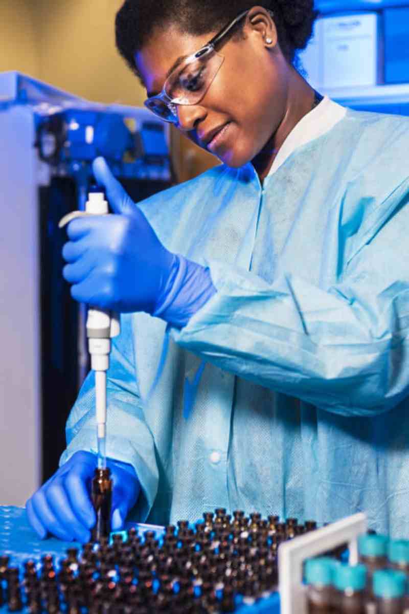 lab worker